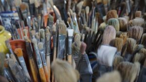 "Variety" reflected by many different paintbrushes